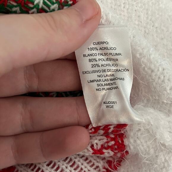 PLANET HEART NWT Acrylic "To From" Christmas Present Gift Dress Costume Size S - Picture 6 of 6